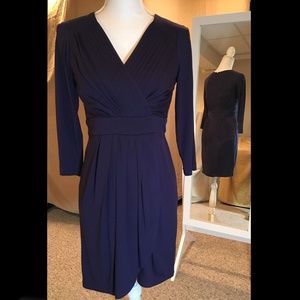 Purple/blue long sleeve dress